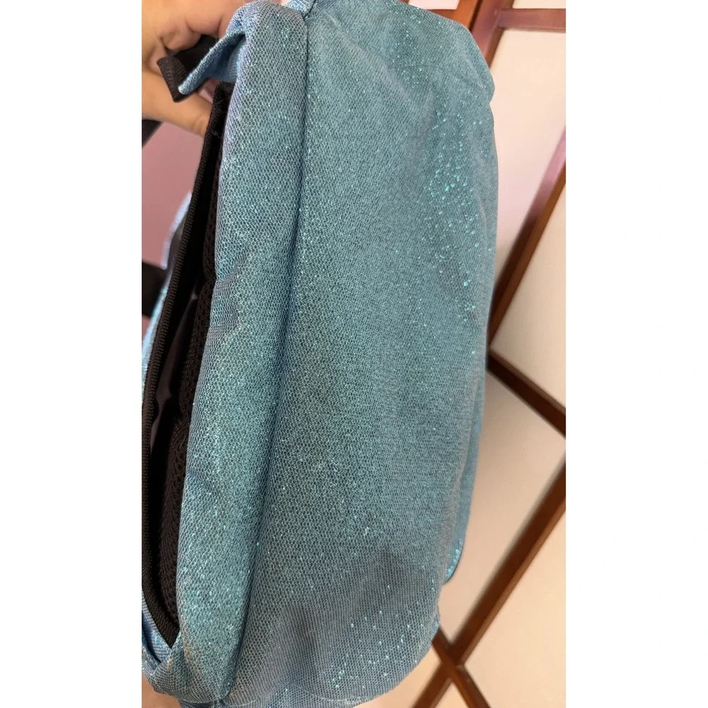 Dream Duffel Blue Glitter Backpack Cheer Dance Full Size